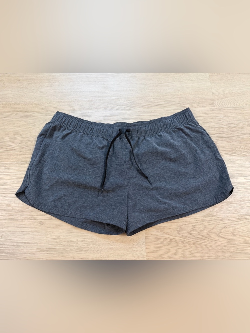 Prana Dark Grey and Black Mariya Shorts Size XL